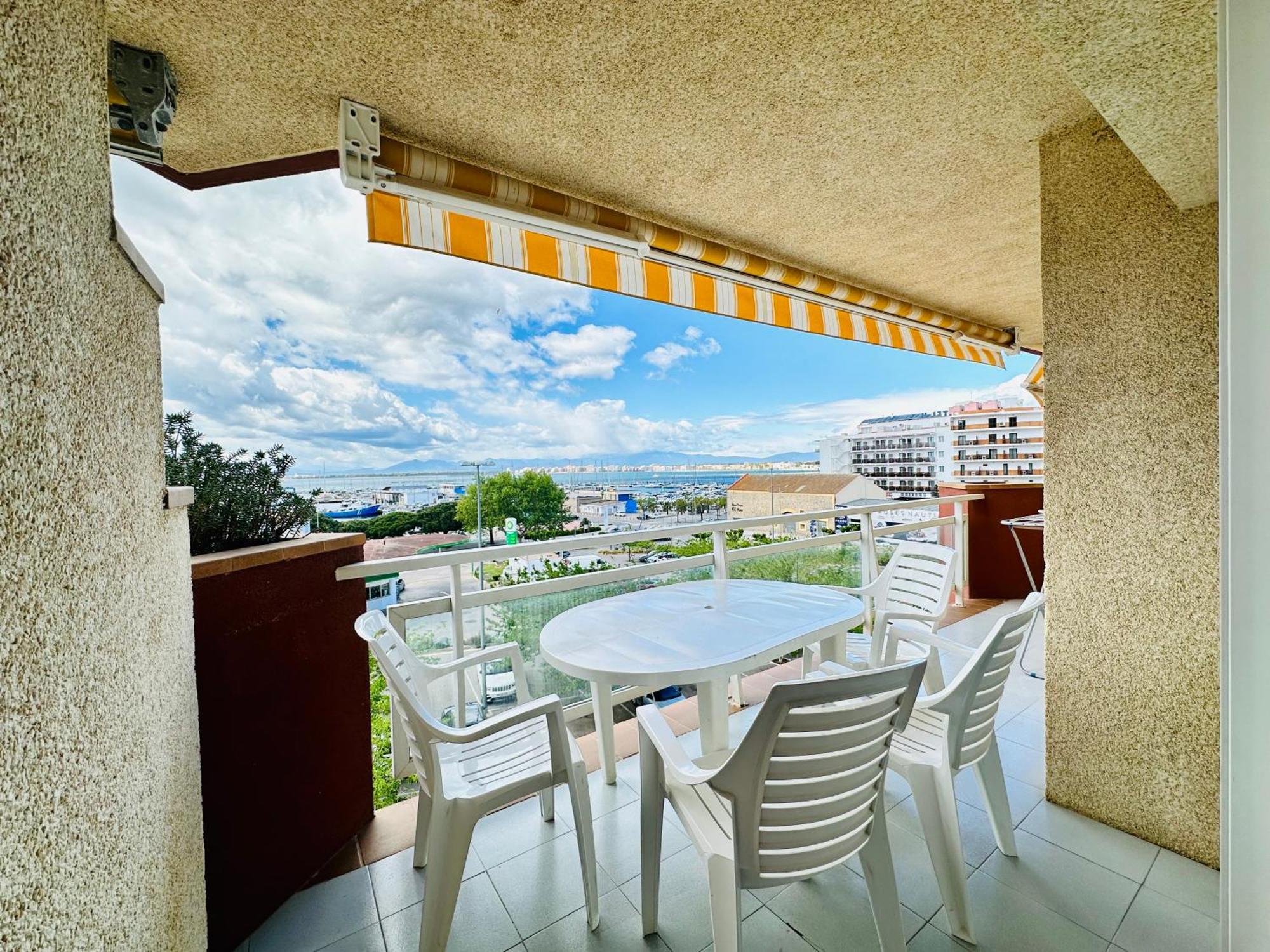 Roc Mar 3 3B - Apartamento Cerca Del Centro Y De La Playa - Terraza Con Vistas Al Mar Y Al Puerto Roses Bagian luar foto